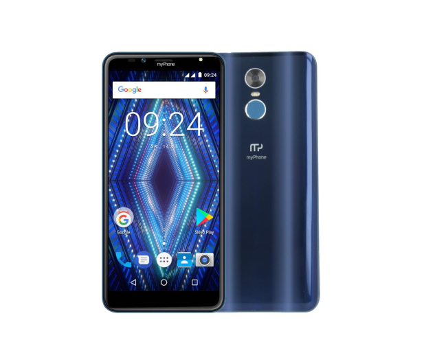 MYPHONE PRIME 18x9 LTE Niebieski Dual Sim - 431864 - zdjęcie